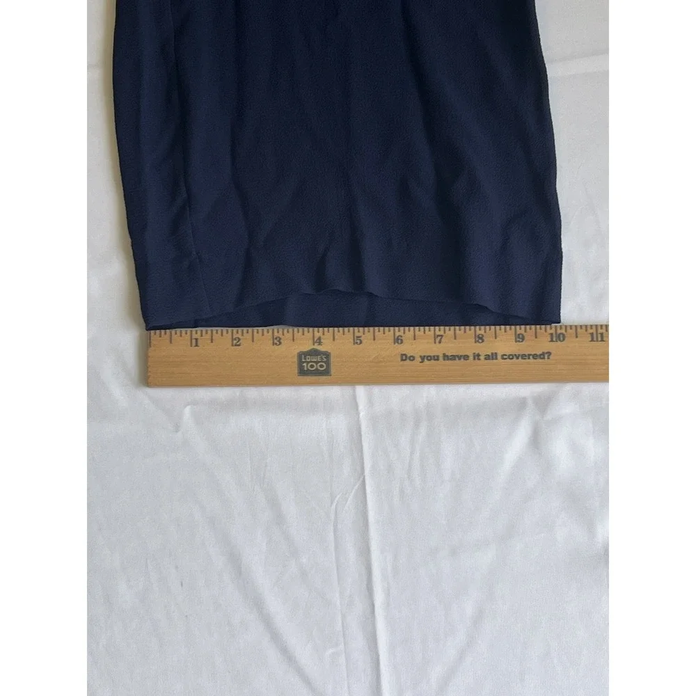 Michael Michael Kors Navy Blue Wide Leg Belted Jumpsuit MU98Z3D4YP Size 0 NWT